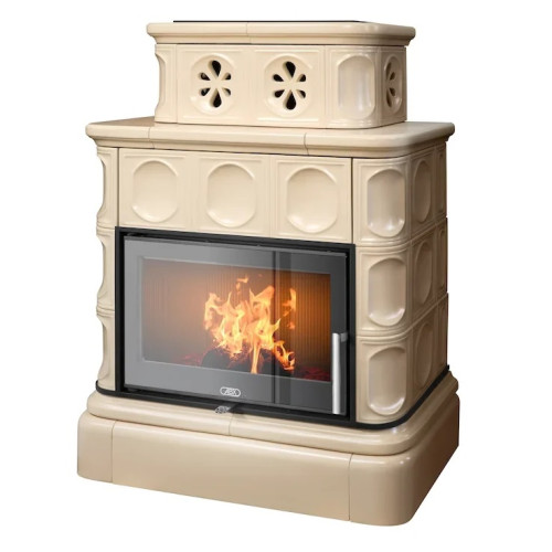 Kachlová kamna ABX Karelie exklusive, kachlový sokl, Písková